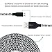 OKRAY Micro USB Charger, 2 Pack 6ft 1.8M Durable Braided Nylon Tangle-Free Micro USB 2.0 Charge Cable Sync Charging Cord for Android, Samsung, HTC, Google Nexus, Sony, Nokia and More (Black White)