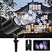   2 in 1 christmas projector lights , Greenclick outdoor snowflake projector led stage light waterproof garden moving snow laser spotlight party light for christmas holiday party decoration lamp