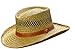 Dorfman Pacific Mens Rush Straw Lightweight Casual Wide Brim Gambler Hat