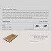 WELLAND Wood Floor Register Vents 4 x 10 Inch(Duct Opening),Red Oak Flush Mount Vents Cover Unfinished, 3/4