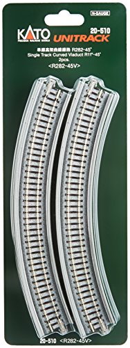 N 282mm 11" Radius 45-Degree Viaduct (2)