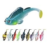 Fishing Lures for Bass 10 Pcs Soft Swimbaits with