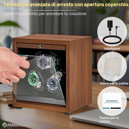 Carica Orologi Automatici 3 Rotatori 4 Modalità di Rotazione