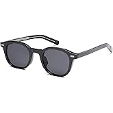 SOJOS Retro Square Sunglasses for Women Men Vintage Shades UV Protection Sunnies SJ2316