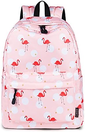 CIKER waterproof flamingos point printing backpacks for teenagers Shoulder Bags