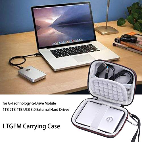 image for LTGEM Hard Travel Case for G-Technology G-Drive Mobile 1TB 2TB USB 3.0