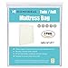 [2-Pack 5-Mil] HOMEIDEAS Mattress Bag (Twin/Full) for Moving and Storage Transparent Mattress Disposal Bag - Heavy Duty & Tear Resistant