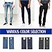 Denim Waist Extenders for Men and Women, Easy Fit Buttons for Jeans Trousers with Metal Button, Add 1/2” to 2” Extra Space, Set of 3 in Various Color