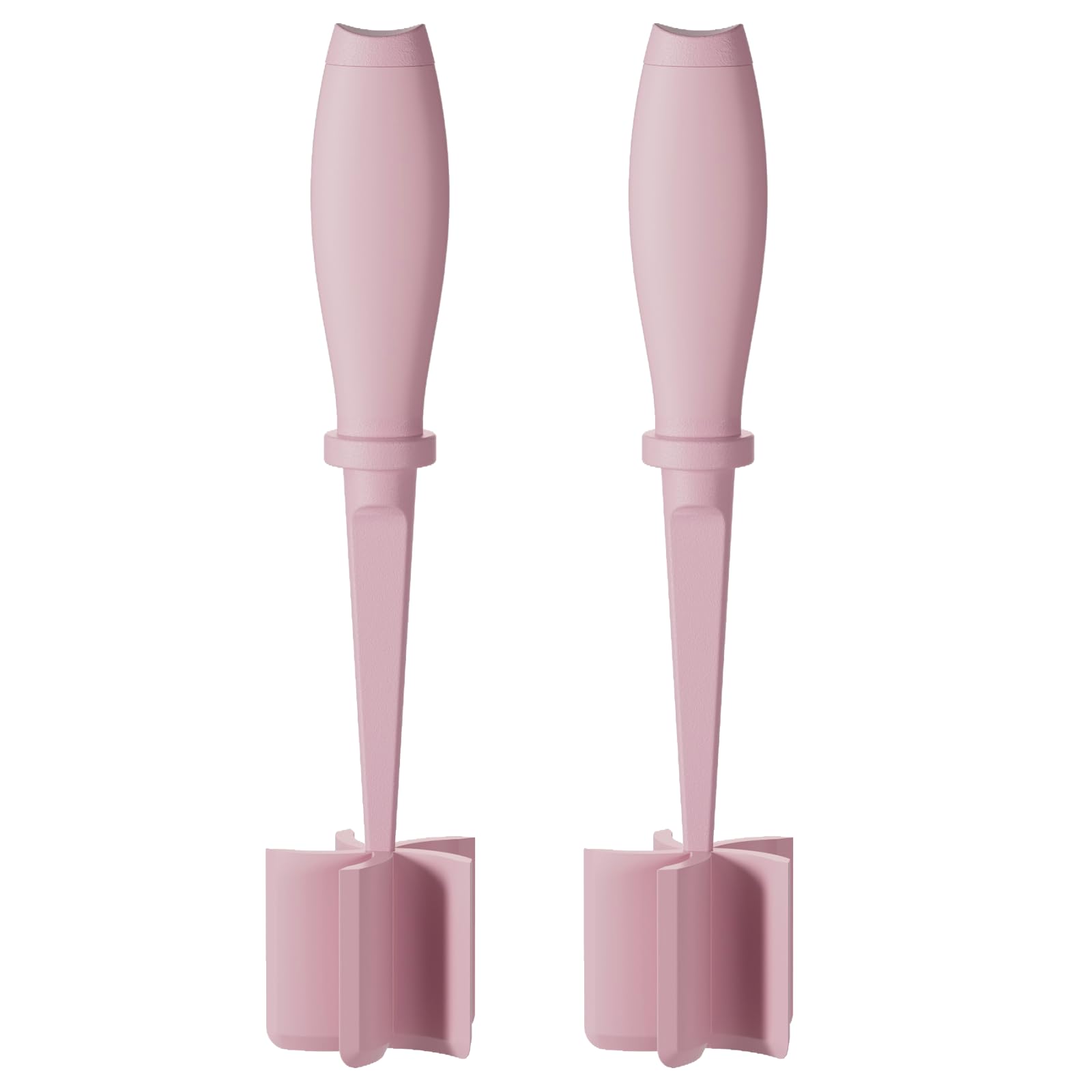 Photo 1 of 2 Pack Meat Chopper, 5 Curve Blades Ground Beef Masher, Heat Resistant Meat Masher Tool for Hamburger Meat, Ground Beef, Turkey and More