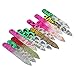 Baisidai 5 Pack of Pattern Mini Crystal Glass Nail Art Files
