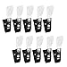 eBoot Garden Flag Stoppers Rubber Flag Stoppers with Anti-wind Clips, 20 Pieces