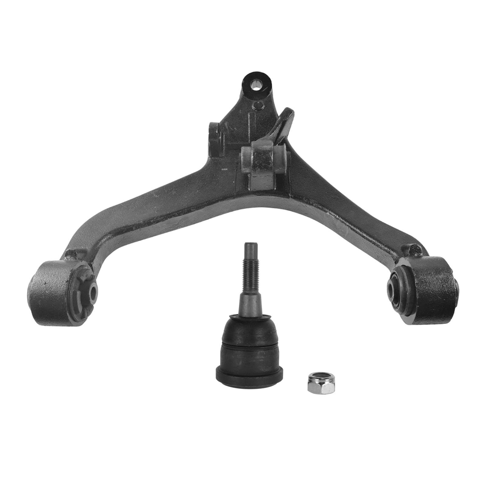 TRQ Front Right Lower Control Arm with Ball Joint Compatible with 2005-2007 Jeep Liberty Image