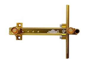 DeeRace Archery Recurve Bow Sight, Adjustable T Shape Target Shooting Bowsight with Optical Fiber Pin Sight