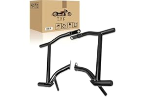 TDZ MOTO TDZ 1-1/4" Saddle Bag Guards for 2009-2025 Harley Touring Street Glide Road Glide Road King Electra/Ultra 【Optional Multi-Color Decorative Wheel Collocation】