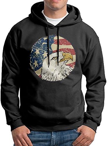 Cool USA Eagle Logo Men's Hoodie Sweatshirt Pullover