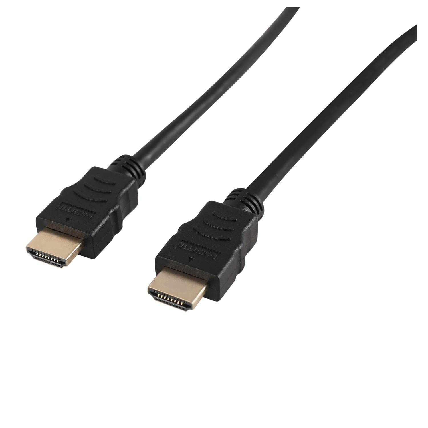 NÖRDIC HDMI-N0150 Cable, HDMI 1.4 High Speed with Ethernet 4Kx2K 30Hz, 10.2Gbps ARC 3D Dolby TrueHD, Black, 15 m Length