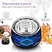 Electric Wax Warmer - Wax Warmer with Smart Control, 14 Ounces, One Touch Control Wax Heater with Removable Container Thermal Cutoff Embedded Wax Warmer for Hair Removal, Paraffin, Loose Wax, Hard Wax