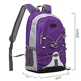 CAMTOA Children Backpack For School Hiking Camping Mini Small Backpack Purple