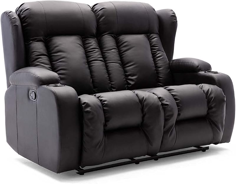 More4Homes Caesar Manual Bond Leather Recliner Sofa 3+2+1 Seater Armchair Set