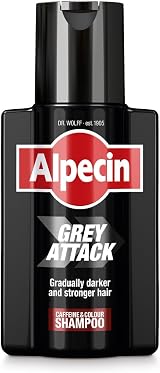 Alpecin Grey Attack Caffeine Shampoo 200ml for Men - Darker Natural Colour view 1