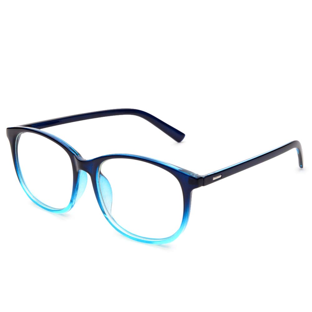 Jcerki Oversize Frame Nearsighted Glasses-0.50 Strength Short Sighted Men and women lightweight Myopia Spectacles