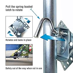 Seachoice Fold Up Trailer Jack, 22-7/8 In., Max