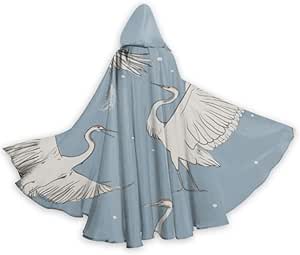 ZHANGhome Capa y grúas delicadas Chinas Capa con Capucha para niños