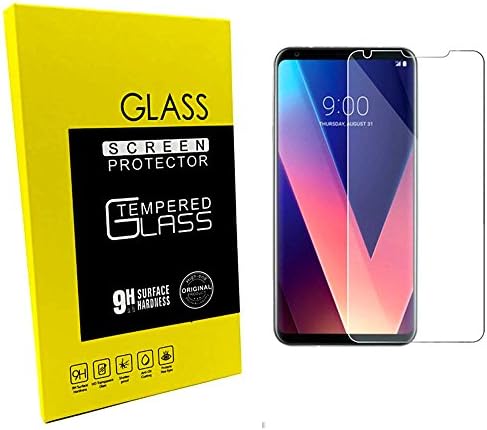 LG V30 Screen Protector, [Case Friendly] [Bubble Free] [2 Pack] Tempered Glass Screen Protector for LG V30