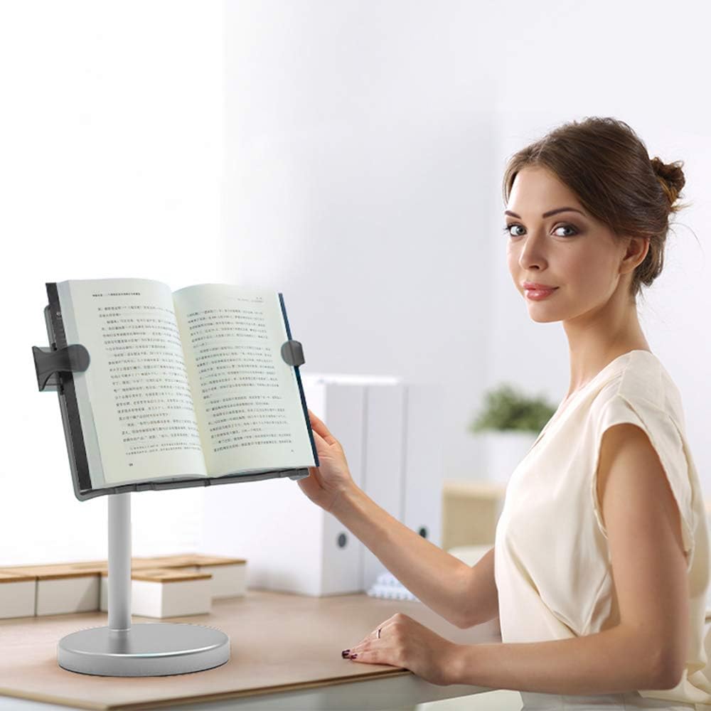 LS Hands Free Book Stand Flexible Folding Document Holder Adjustable