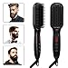 Beard Straightener,Hair straightener for Women and Men,(2019) Adjustable Temperatures Anti-Scald Beard Straightening Brush with LCD Display-Beard Comb for Home and Travel