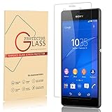 Sony Xperia Z3 Screen Protector,EC™ 0.26mm Premium Tempered Glass Screen Protector for Sony Xperia Z3 (Not for Xperia Z3v) with 9H Hardness/Anti-scratch/Fingerprint resistant