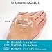 Nexcare Waterproof Bandages, Stays on in the Pool, Holds for 12 Hours, Clear and Waterproof Bandages for Fingers and Elbows 50 Ct (Pack of 3)