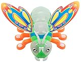 Techege Toys Bump'n'Go Happy Bee - Beautiful Lights - Fun Music - Great for Kids - Stinger Free!