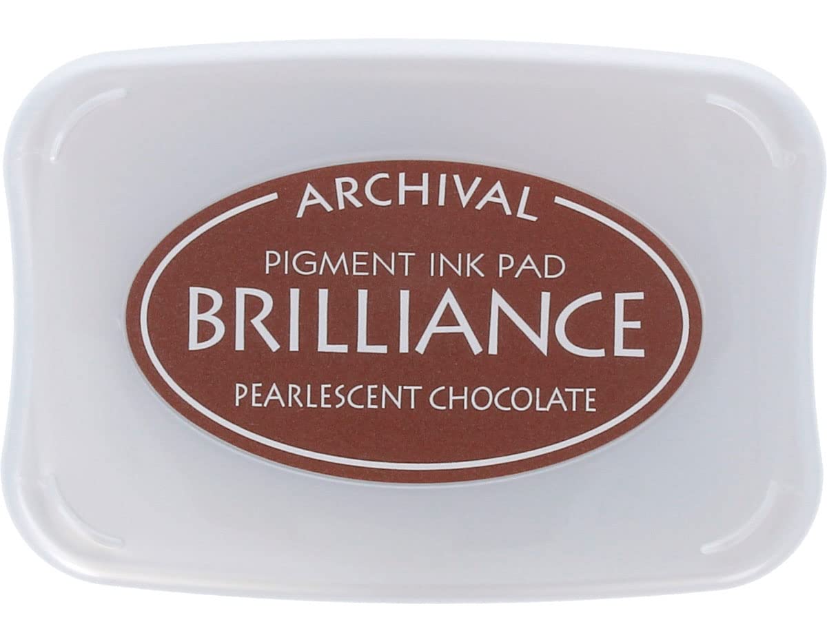 Tsukineko Brilliance Ink Pad, Chocolate,BIP76
