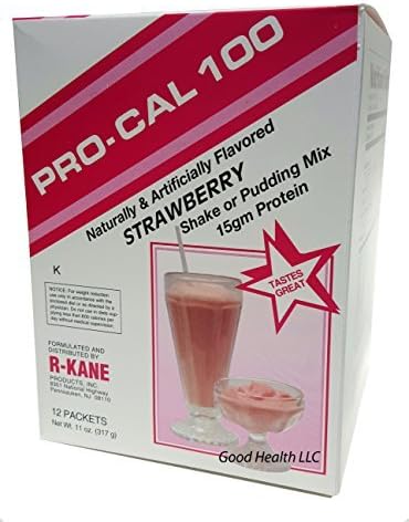 Procal 100 Shakes Natural Health Labs 15g Protein, 12 Pks/box (Strawberry) by Pro Cal