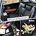 Car Trash Can - Garbage Bag with Lid Waterproof Leakproof No Smell Foldable 2 Gals Portable Rubbish Litter Bin with Storage Pockets Headrest Hook for Console/Headrest/Car Door/Glove Box