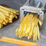Sopito Electric Potato Chip Cutter 58W Stainless Steel 1/2 inch Blade view 2