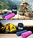 Microfiber Towel Camping XL Extra Large full body size and storage bag, quick dry, ultra compact for camp, backpacking, travel, sports, gym, pilates, gap year, cycling, hiking, yoga, beach, bath & hair 70 x 30 inches (180 x 80 cm)