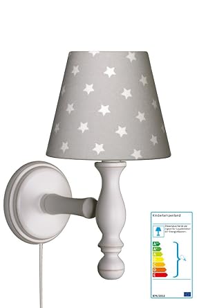 Wandlampe Sterne Grau Weiss Amazon De Beleuchtung
