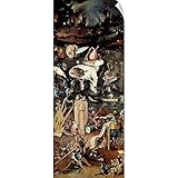 Canvas on Demand Hieronymus Bosch Wall Peel Wall Art Print Entitled The Garden Earthly Delights: Hell, Right Wing Triptych, c.1500 29