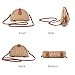 Crossbody Straw Bag, JOSEKO Womens Straw Handbag Shoulder Bag for Beach Travel and Everyday Use Light Brown 8.07