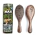 Calcutta Max – 100% Pure Calcutta Extra Stiff Wild Boar Bristle Hair Brush – Best Natural Hair Brush – Thick Hairbrush for Styling & Smoothing – Dark Maple Wood Handle – Made in Europe