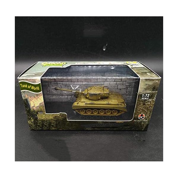 CMO Panzer Modelle Plastik 1/72, USA M26 Flugabwehrpanzer, Druckguss Militär Tank, Kinderspielzeug und Geschenke, 4,6… – Bild 8
