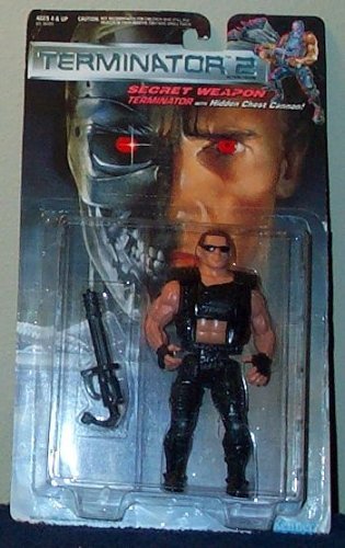 Terminator 2 Secret Weapon Terminator with Hidden Chest Cannon Action Figure