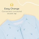 Bramble & Bear Unisex Baby Sleepsuits 2 Pack Tawny Teal 9-12 Months UK view 3