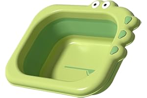 Toyvian Boy Girl Wash Basin for Newborn Foldable Washbasin Safe for Bathing at Home