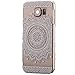 S6 Case,Samsung Galaxy S6 Case,Campanula Mandala Floral Dream Catcher Case Cover for Samsung Galaxy S6