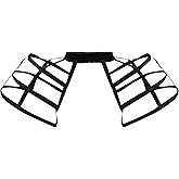 MYAYD Women's Double side Bustle Birdcage Petticoat Pannier Hoop Short Underskirt for Rococo Victorian Prom Dress