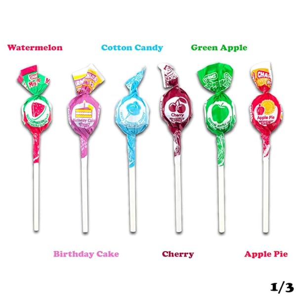 CHARMS MINI POPS – 4.5 LB BAG OF INDIVIDUALLY WRAPPED FRUITY HARD CANDY LOLLIPOPS IN 18 FUN FLAVORS – PEANUT AND GLUTEN FREE, 400 COUNT