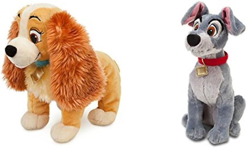 Disney Store Exclusive Bundle 14 Lady and 16 Tramp Plush